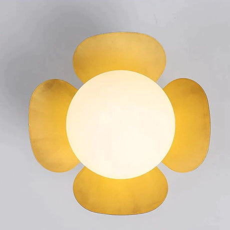 Emerson - Nordic Flower Corridor Aisle Lamp All Copper Cloakroom Ceiling