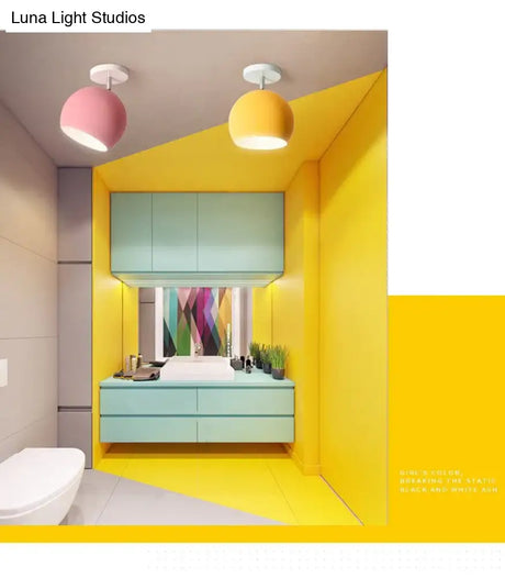 Emilia Novelty Indoor Lightings Colorful Led Pendant Lights Marca Lampshade The Corridor Porch