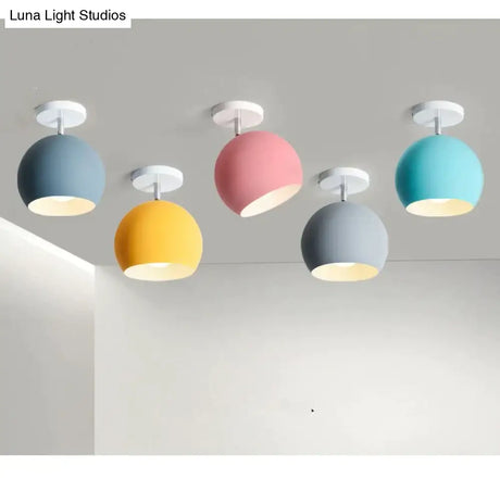 Emilia Novelty Indoor Lightings Colorful Led Pendant Lights Marca Lampshade The Corridor Porch