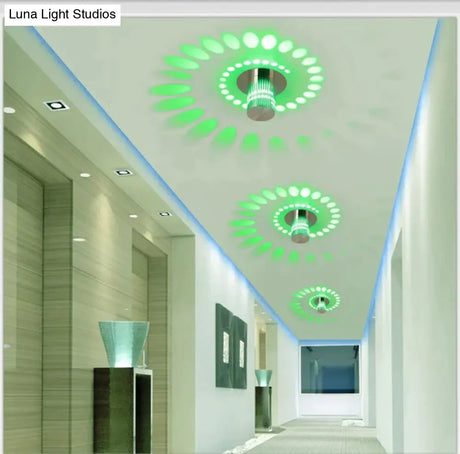 Erin- Creative Led Ceiling Lights 3W Modern Led Lamps Colorful Wall Sconce Living Room Surface