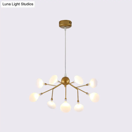 Firefly Chandelier: Minimalist Led Acrylic Suspension Light For Clothing Shops