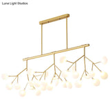 Firefly Island Pendant: Postmodern Metal Ceiling Lamp - 36 Head Suspension For Restaurant