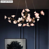 Florencia Ceramic Flower Chandelier – Postmodern Luxury Lighting
