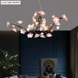Florencia Ceramic Flower Chandelier – Postmodern Luxury Lighting