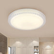 Flush-Mount Crystal Led Ceiling Light In White Or Warm Available 16’ 19.5’ Diameter /
