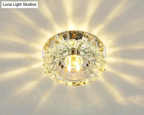 Flush Mount Small Led Ceiling Light For Art Gallery Decoration Front Balcony Lamp Porch Light