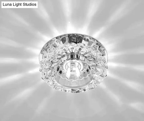 Flush Mount Small Led Ceiling Light For Art Gallery Decoration Front Balcony Lamp Porch Light