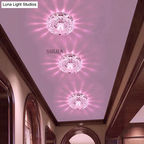 Flush Mount Small Led Ceiling Light For Art Gallery Decoration Front Balcony Lamp Porch Light