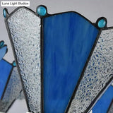 Frosted Blue Conical Glass Chandelier Lamp - Baroque Design With 3/9/11 Lights Elegant Cream