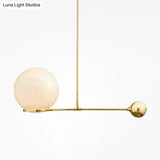 Frosted White Glass Globe Hotel Ceiling Suspension Lamp: Elegant 1-Head Postmodern Drop Pendant