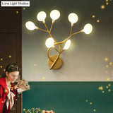 Glowing Acrylic Led Wall Light For Modern Bedside Lighting