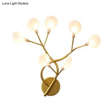 Glowing Acrylic Led Wall Light For Modern Bedside Lighting