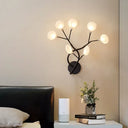 Glowing Acrylic Led Wall Light For Modern Bedside Lighting Black