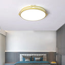 Gold Cartoon Led Flush Mount Ceiling Light Fixture For Bedroom - Acrylic Material / 16’ White