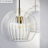 Gold Glass Pendant Light For Contemporary Dining Room Ceiling