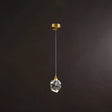 Gold Led Crystal Stone Ceiling Light For Modern Bedroom Suspension 1 / Warm
