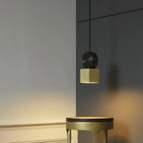 Gold Led Geometric Ceiling Light For Dining Room / Warm Square