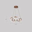 Gold-Plated Led Pendant Lamp: Elegant Acrylic Chandelier Light For Dining Room Gold / White