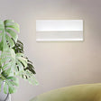 Golden Led Wall Sconce: Simplicity Cuboid Design Acrylic White/Warm Light Gold / White