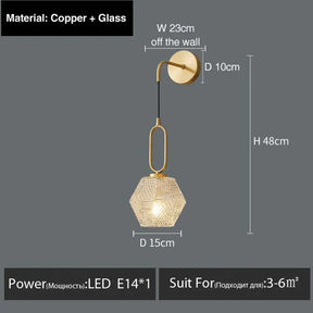 Haleh - Nordic Postmodern Luxury LED Wall Lamp A style / white light Wall Light