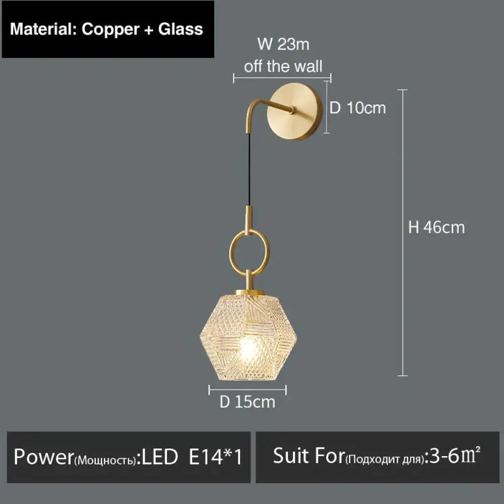 Haleh - Nordic Postmodern Luxury LED Wall Lamp B style / white light Wall Light