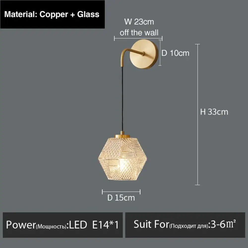 Haleh - Nordic Postmodern Luxury LED Wall Lamp C style / white light Wall Light