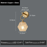 Haleh - Nordic Postmodern Luxury LED Wall Lamp D style / white light Wall Light