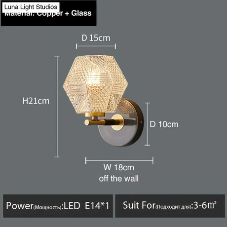 Haleh - Nordic Postmodern Luxury Led Wall Lamp E Style / White Light Light