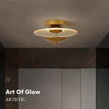 Hayden - Creative Personality Modern Aisle Light Corridor Ceiling Lamp glod A 23CM / White light Ceiling