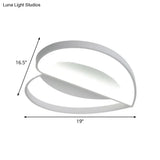 Heart - Shaped Led Flush Mount Light For Bedroom - 19’/21’ Wide