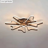 Horn-Shaped Led Ceiling Lamp For Modern Child Bedroom Made Of Acrylic