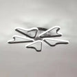 Horn-Shaped Led Ceiling Lamp For Modern Child Bedroom Made Of Acrylic Coffee / 30’ White