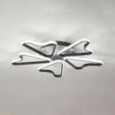 Horn-Shaped Led Ceiling Lamp For Modern Child Bedroom Made Of Acrylic Coffee / 30’ White