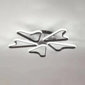 Horn-Shaped Led Ceiling Lamp For Modern Child Bedroom Made Of Acrylic Coffee / 30’ White