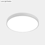 Illuminate Your Pathway: Round Nordic Led Flush Mount Ceiling Light With Acrylic Diffuser