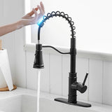 Hydrobliss - Modern Smart Spring Faucet Matte Black Kitchen Faucets