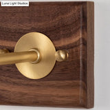 Industrial Adjustable Wall Light Fixture - Metal Gold Plated Sconce Lighting Faucet-Like Design