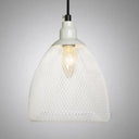 Industrial Bell Metal Pendant Light In Black/White/Copper - Perfect For Dining Room Hanging Ceiling