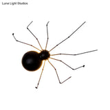 Industrial Black Spider Single Light Wall Sconce For Kids Bedroom