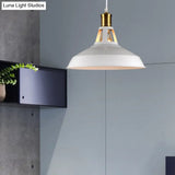 Industrial Metal Pendant Light Kit For Shaded Restaurant - Stylish Hanging Fixture