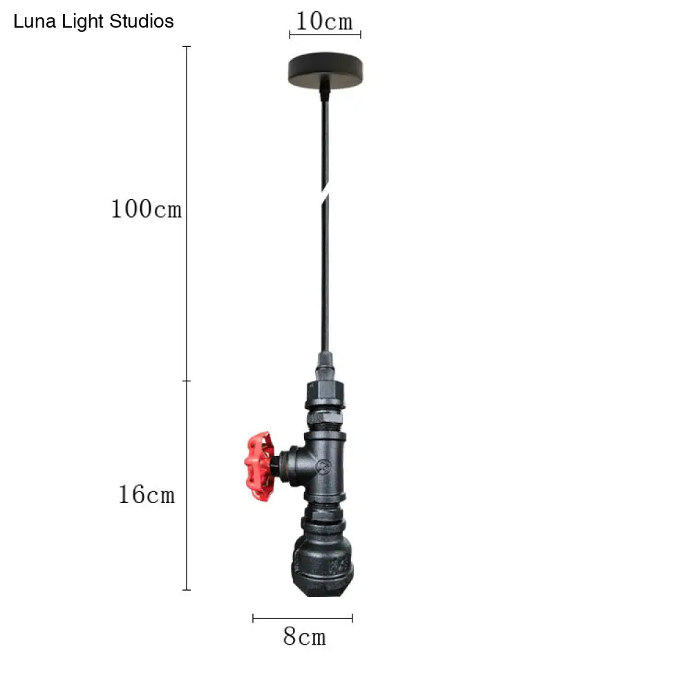 Industrial Metal Pendant Light With Exposed Bulb For Suspended Warehouse Lighting