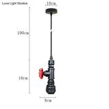 Industrial Metal Pendant Light With Exposed Bulb For Suspended Warehouse Lighting