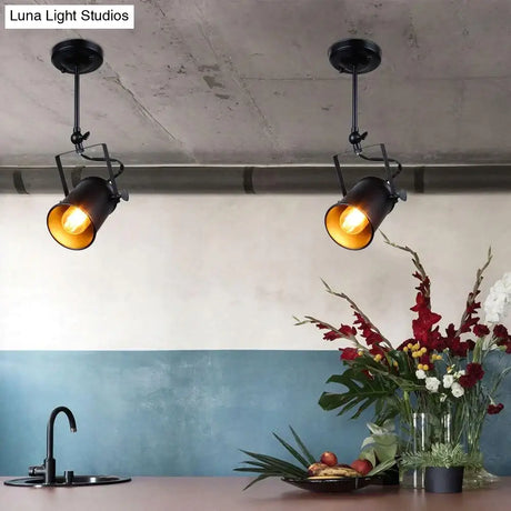 Industrial Pendant Light Vintage Loft Spotlights American Lamp Led Restaurant Cafe Bar Decoration