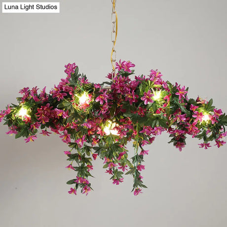Industrial Starburst Metal Chandelier With 12 Lights Hanging Pendant Light In Black