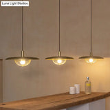 Iron Wire Domed Pendant Light With Wooden Shade - Modern And Suspended Lighting