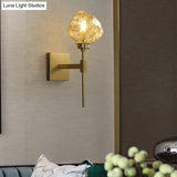 Irregular Shade Wall Sconce - Modern Indoor Light Fixture With Amber/Smoke Gray Glass 1 Head Lamp