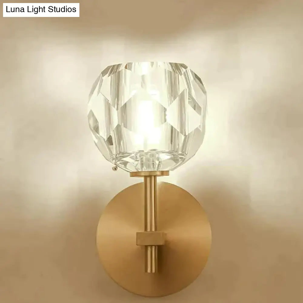 Ivy | Crystal Wall Lamp Single