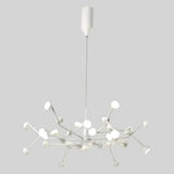 Josephine - Hanging Lamp Nordic Tree Branch iron Art Hanging Light 36 Heads White / White Lighting