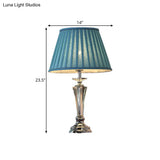 Justine - Blue/White Table Lamp