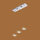 K9 Crystal Star Led Ceiling Light - Minimalist Stainless-Steel Pendant 3 / Amber